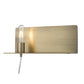 XL Dull Gold Shelf Wall Light