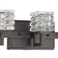 Coralie 5-Light Oil-Rubbed Bronze Sconce With Pressed Crystal Shades