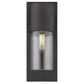 Contemporary Antique Bronze and Glass Wall Light