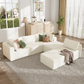 Large Modular U Shape Sectional Sofa - 3 Piece Combination