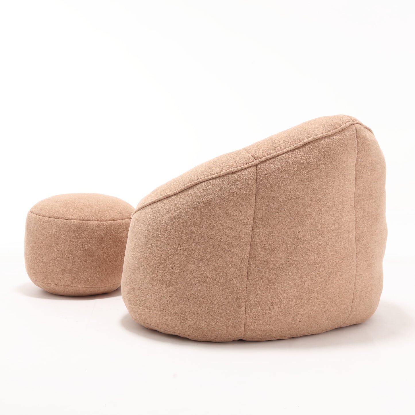 Bean Bag Sofa Chair, With Footrest