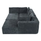 Modern Large Modular 3 Piece Sectional Sofa