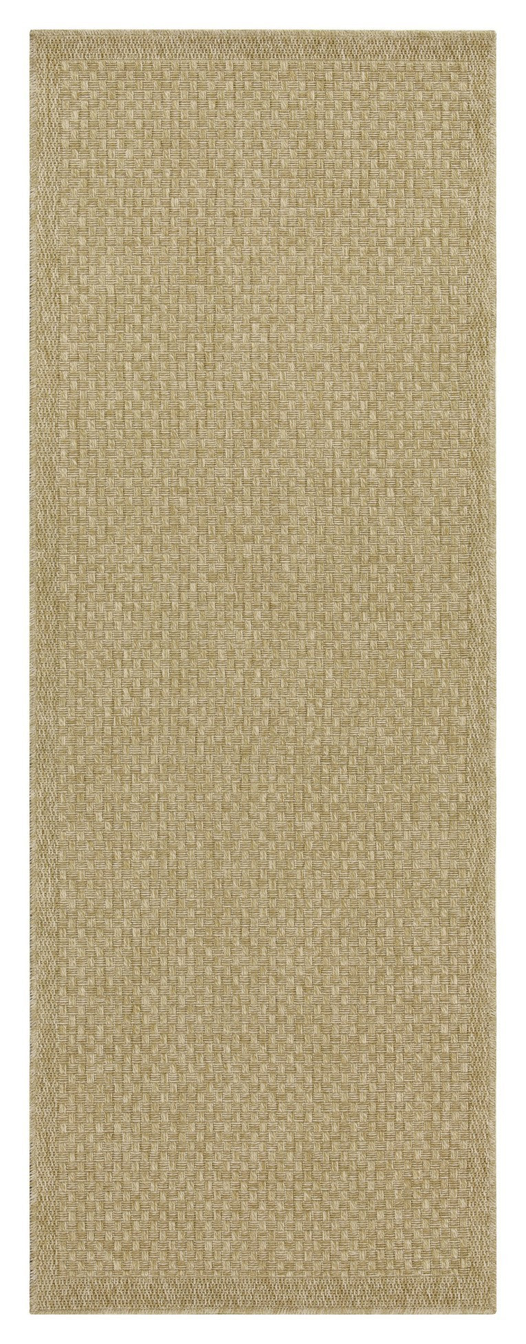 5 ft. 3 in. x 7 ft. 3 in. Jute/Black Indoor-Outdoor Area Rug