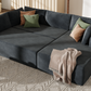 Modern Large Modular 3 Piece Sectional Sofa