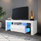 Large Entertainment TV Stand with LED Light TV Cabinet