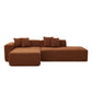 Modular L-Shape, 5- Seater, Sectional Sofa with Chaise Lounge