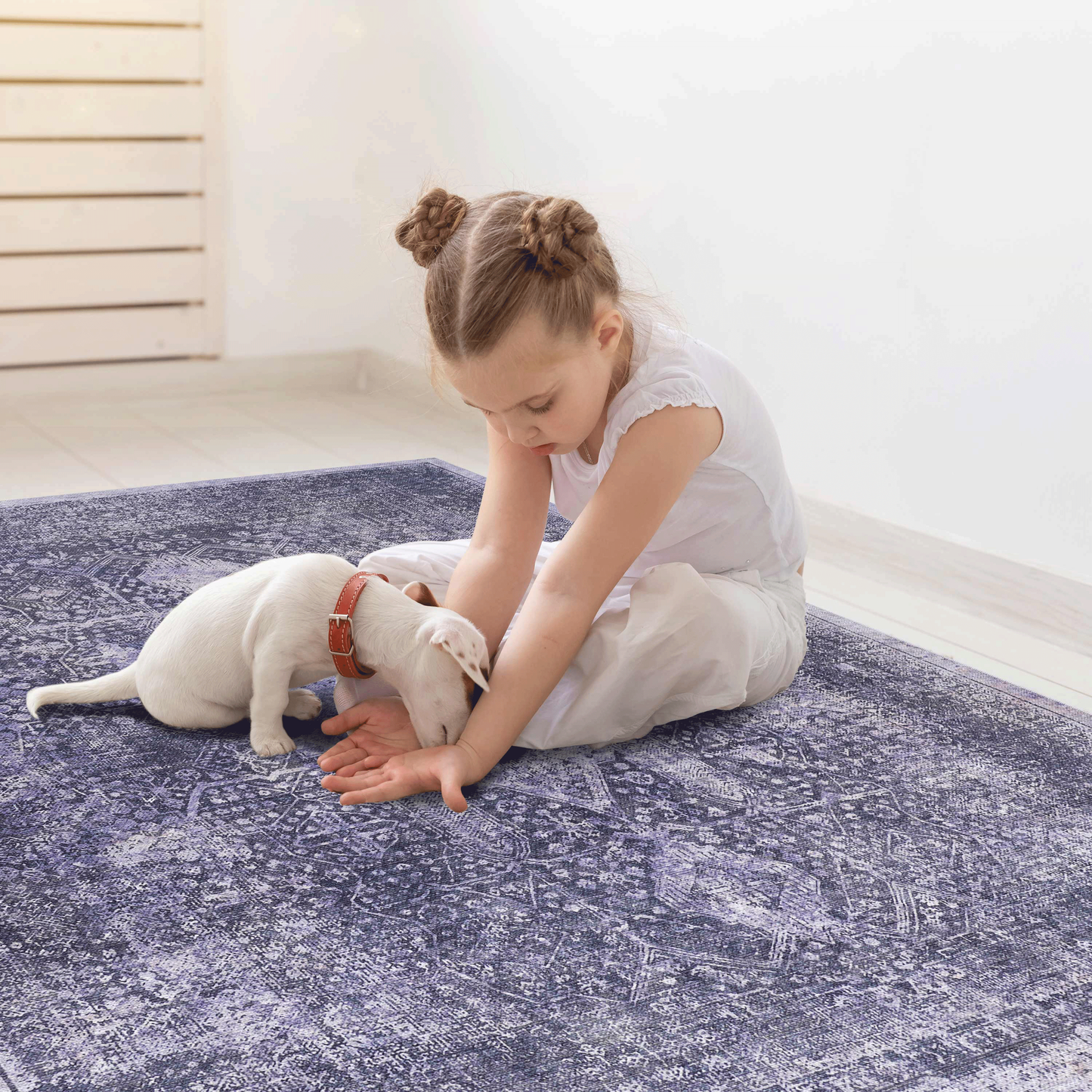 Washable Low-Pile Area Rug