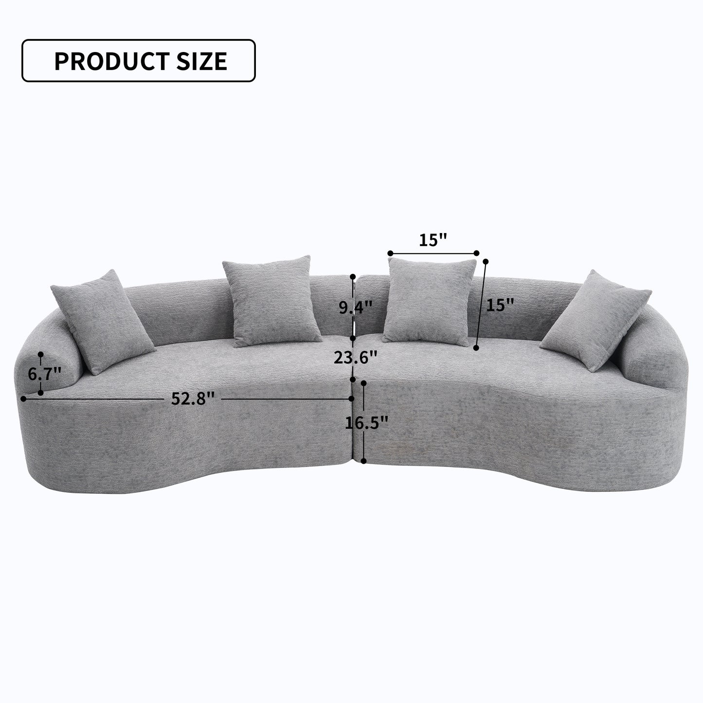 Modern Curved Sofa