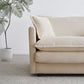 Large Modern Deep Seat Loveseat Sofa