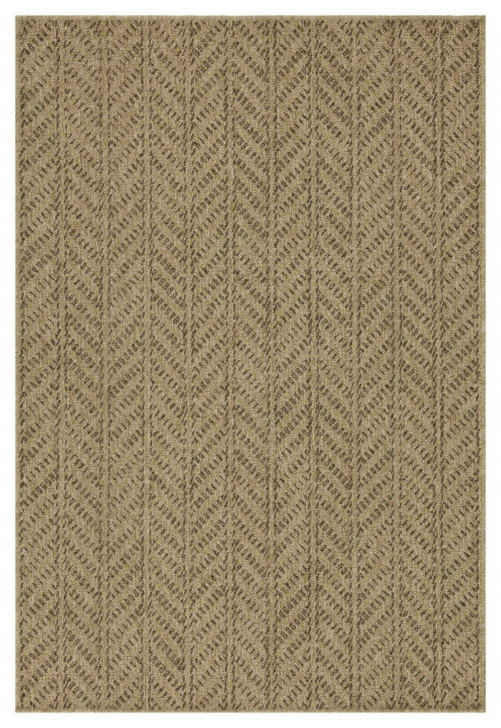 5 ft. 3 in. x 7 ft. 3 in. Jute/Mocha Indoor-Outdoor Area Rug