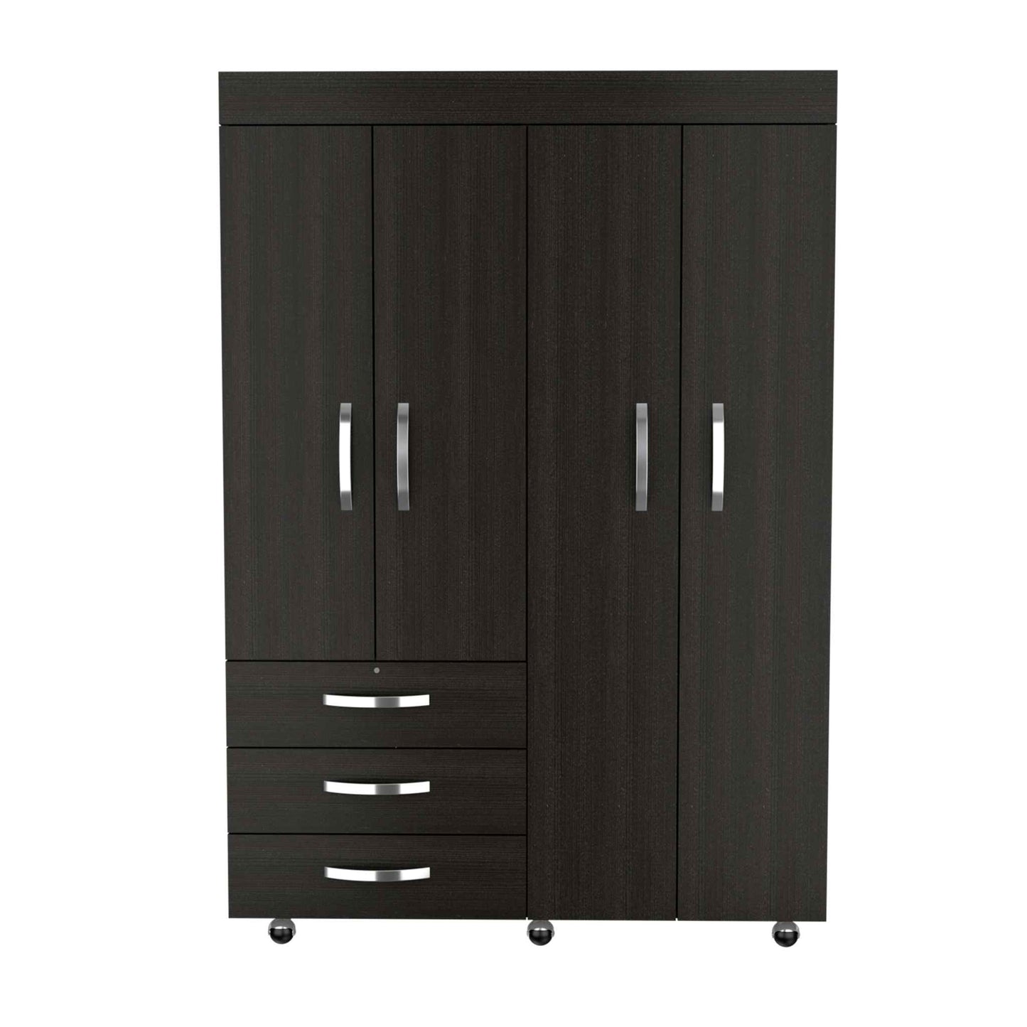 68" Three Drawer Combo Dresser