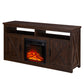 Farmhouse Barn Door Entertainment Console with 18'' Fireplace Insert & Storage for up to 65" TV's