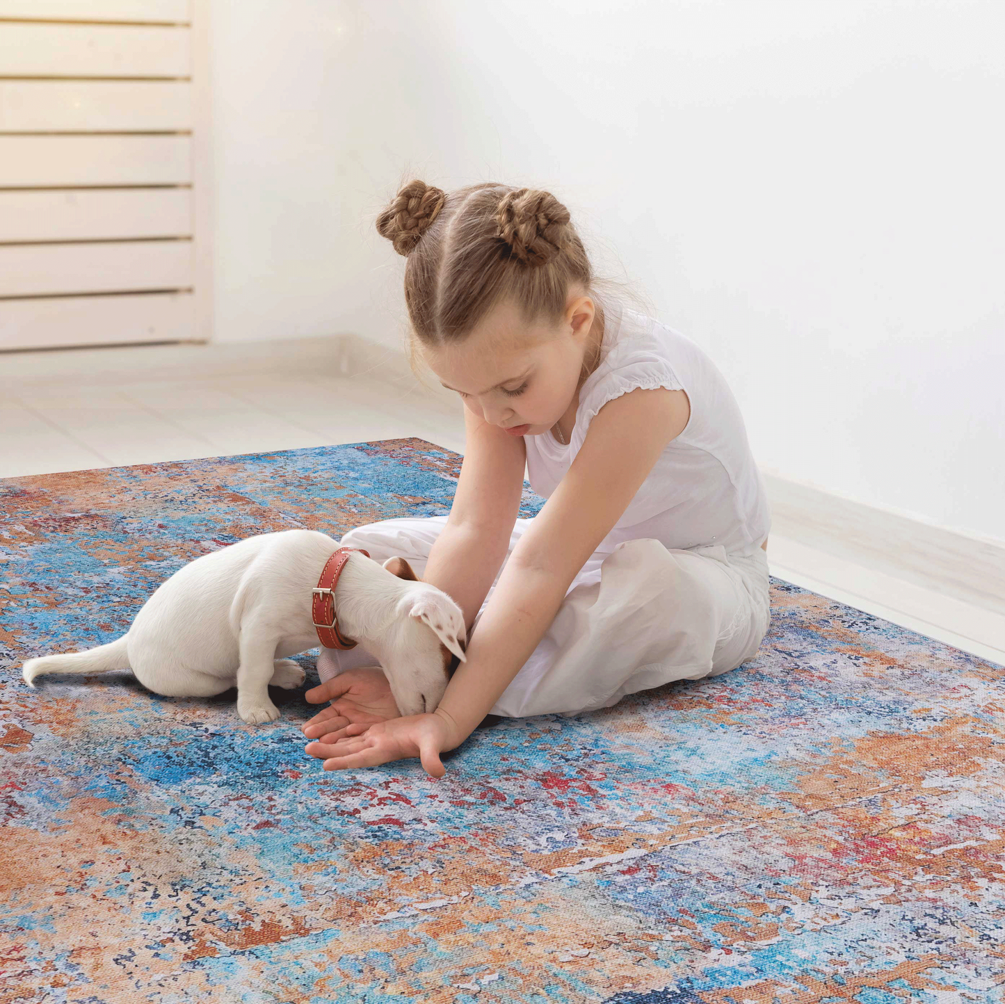 Washable Low-Pile Area Rug