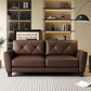 Genuine Leather Two-Over-Two Sofa