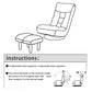 Single Reclining Japanese lazy chair