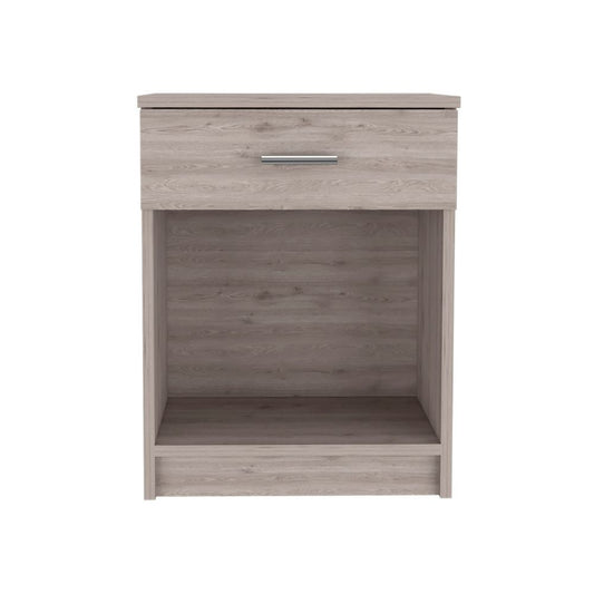 Sophisticated and Stylish Light Grey Eco Nightstand