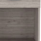 22" Light Gray One Drawer Faux Wood Nightstand