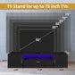 Modern TV stand with LED Lights & Storage for Up to 75" TV's