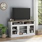 Modern Farmhouse TV Stand with Storage Cabinet and Shelves For up to 65" TV's