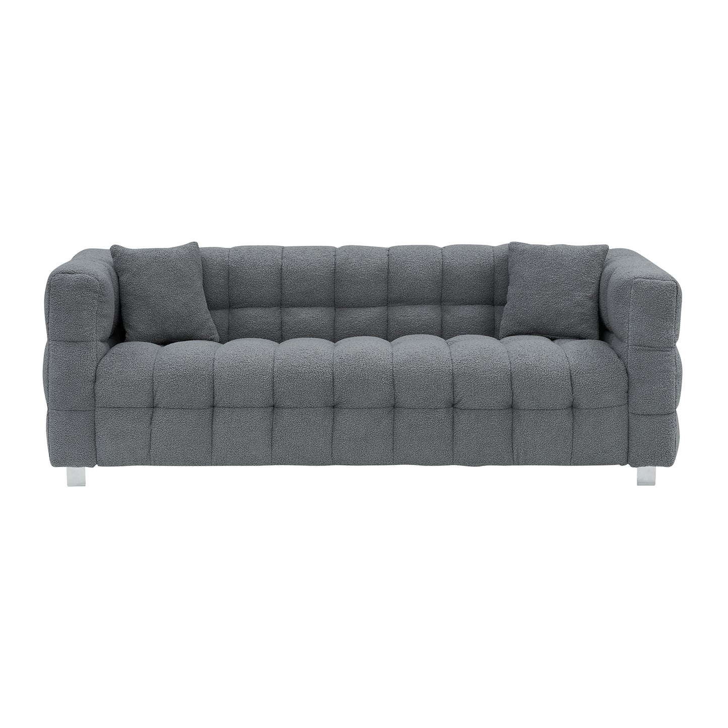 3- Seater Sofa with 2 Throw Pillows