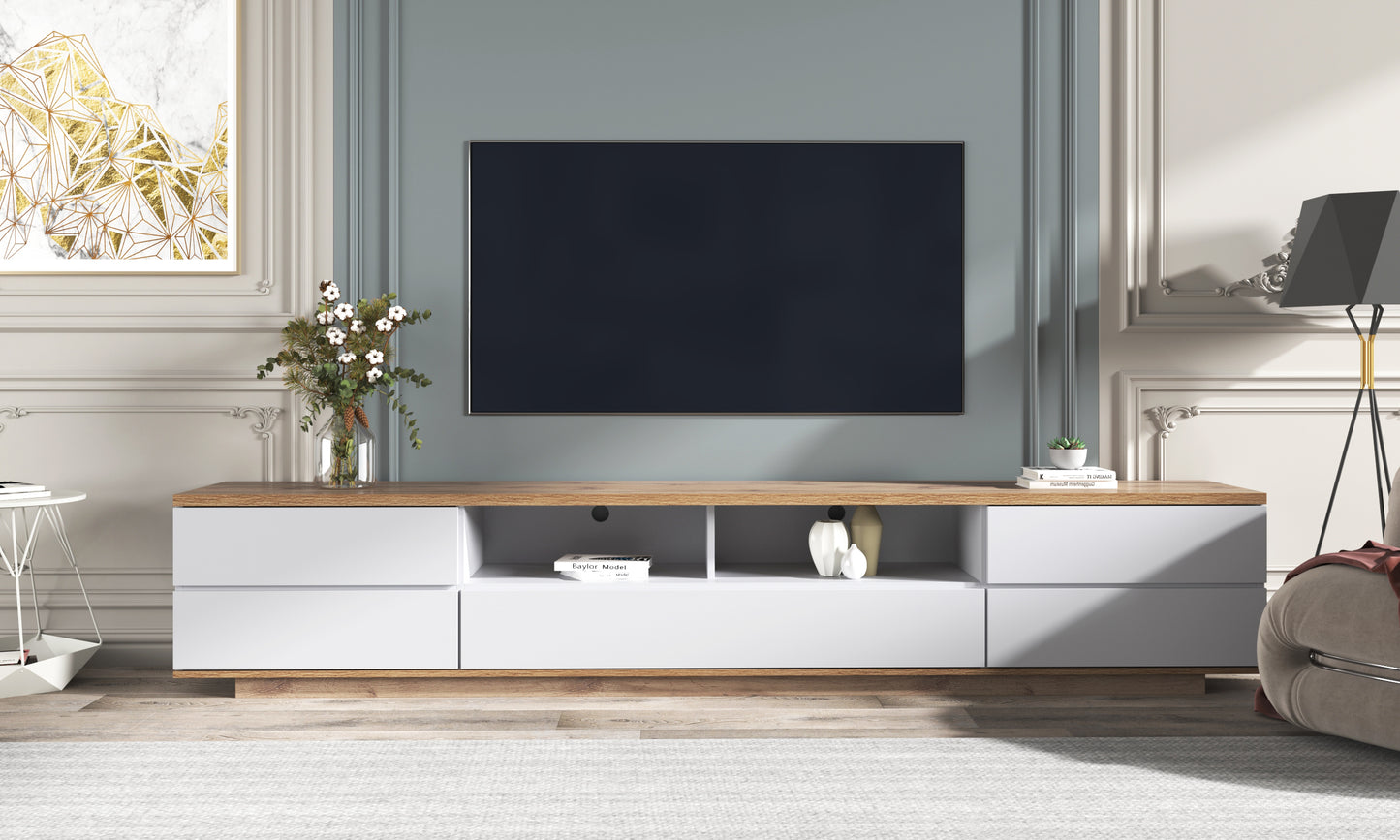 Modern Multi-Functional TV stand For up to 80'' TV's