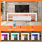 Modern Entertainment Center with LED & storage drawer for Up to 75" TV's