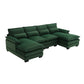 Velvet U-shaped Sectional Sofa