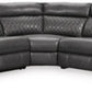 SAMPERSTONE 5-PIECE POWER RECLINING MODULAR SECTIONAL