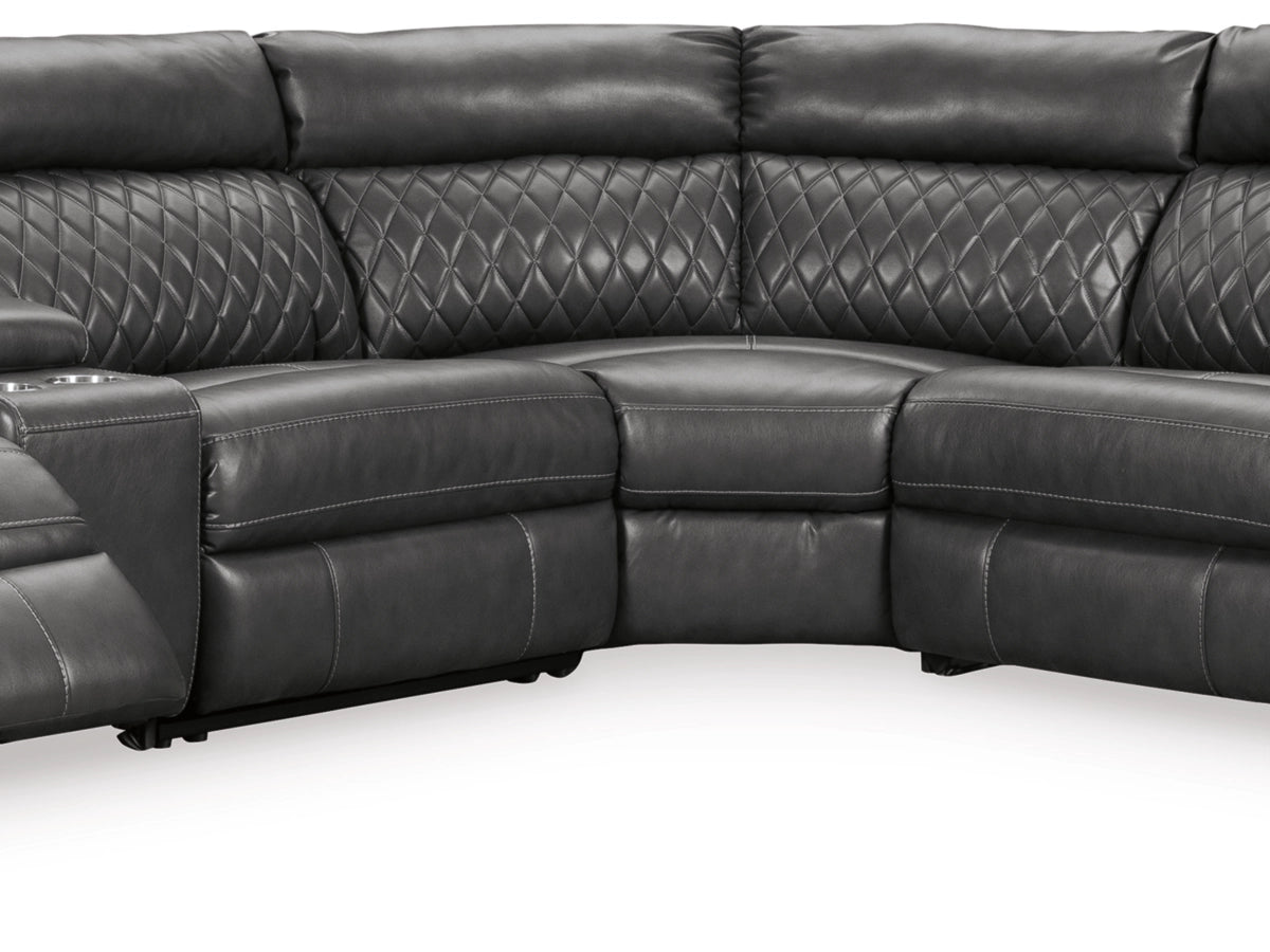 SAMPERSTONE 6-PIECE POWER RECLINING MODULAR SECTIONAL