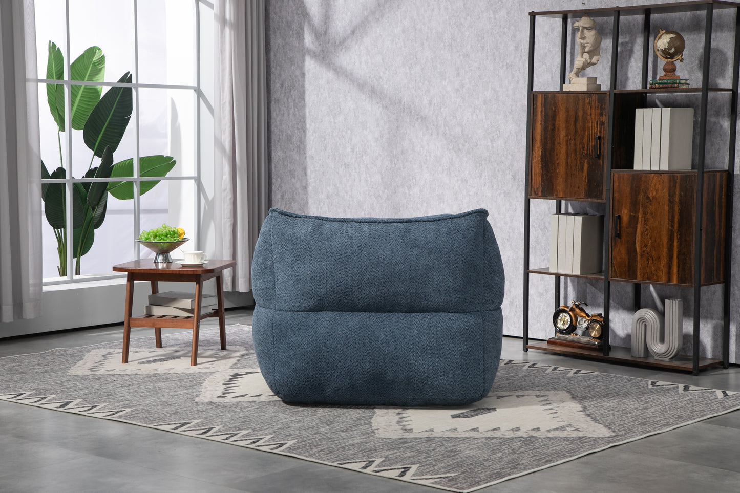 Bean Bag Kids Chair with Footstool