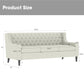 Button Tufted Backrest 3-Seater Sofa