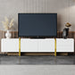 Modern Entertainment Center with Storage Cabinets & Drawers For up To 80'' TV's