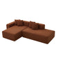 Modular L-Shape, 5- Seater, Sectional Sofa with Chaise Lounge