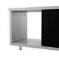 U-Can 70.1''-100'' Modern Stylish  TV Stand  TV Cabinet for 80+inch TV, White+Black, (Old SKU:WF299723AAB) Date of Expected Arrival: 11.25