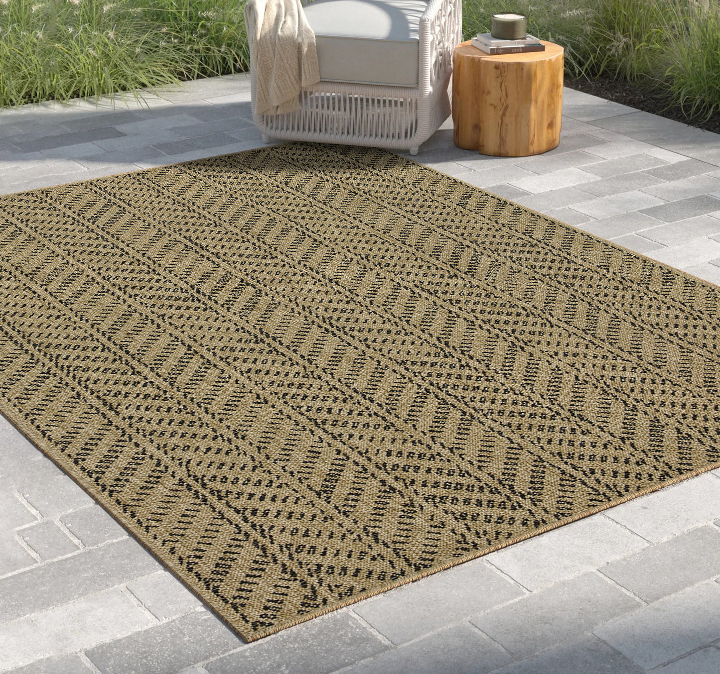 2 ft. 7 in. x 7 ft. 3 in. Jute Indoor-Outdoor Area Rug