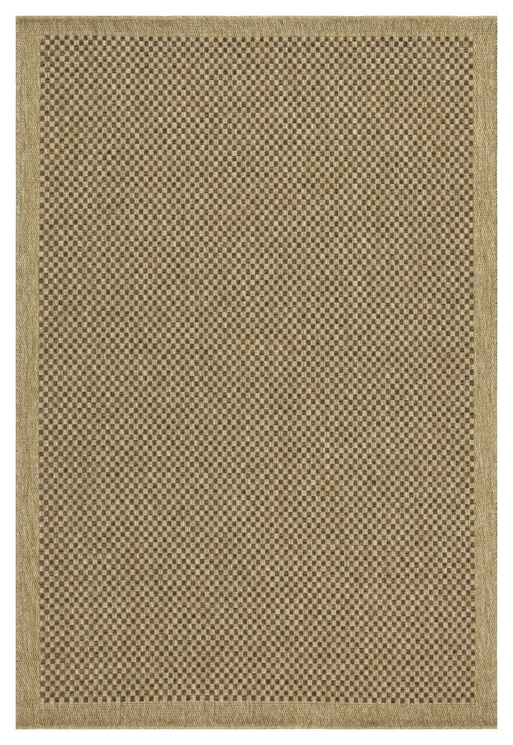 7 ft. 10 in. x 10 ft. 3 in. Jute/Black Indoor-Outdoor Area Rug