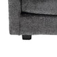 Oversized Boucle Fabric L-Shape Sectional - Movable Pedals with Detachable Armrests