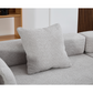 Oversized Semicircular Modular Sofa, Grey