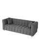 3- Seater Sofa with 2 Throw Pillows