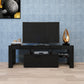 Black TV Stand with LED RGB Lights