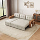 Upholstered Pull Out Sectional Sofa with Storage Chaise