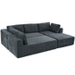 Modern Large Modular 3 Piece Sectional Sofa