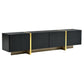 Modern Entertainment Center with Storage Cabinets & Drawers for up to 80''