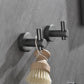 6 Piece Bathroom Towel Rack Set Wall Mount