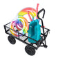 Wagon Cart Garden cart trucks make it easier to transport firewood TC1840BKG