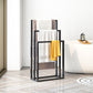 Metal Freestanding Towel Rack 3 Tiers Hand Towel Holder Organizer for Bathroom Accessories, Black