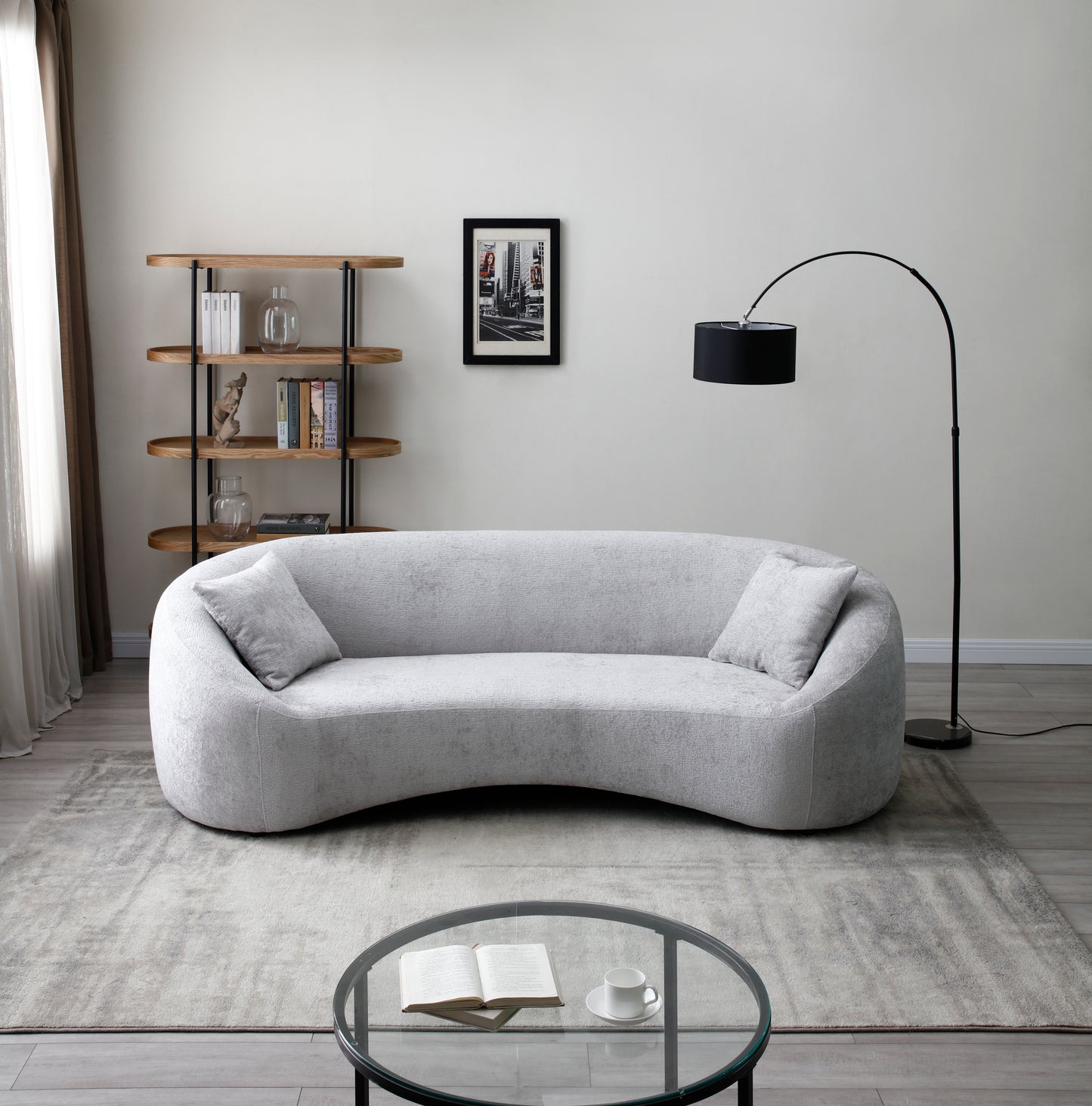 Minimalist Curved Sofa