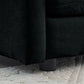 Chenille Fabric Two-Seater Sofa with 1 Footrest