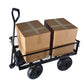 Wagon Cart Garden cart trucks make it easier to transport firewood TC1840BKG