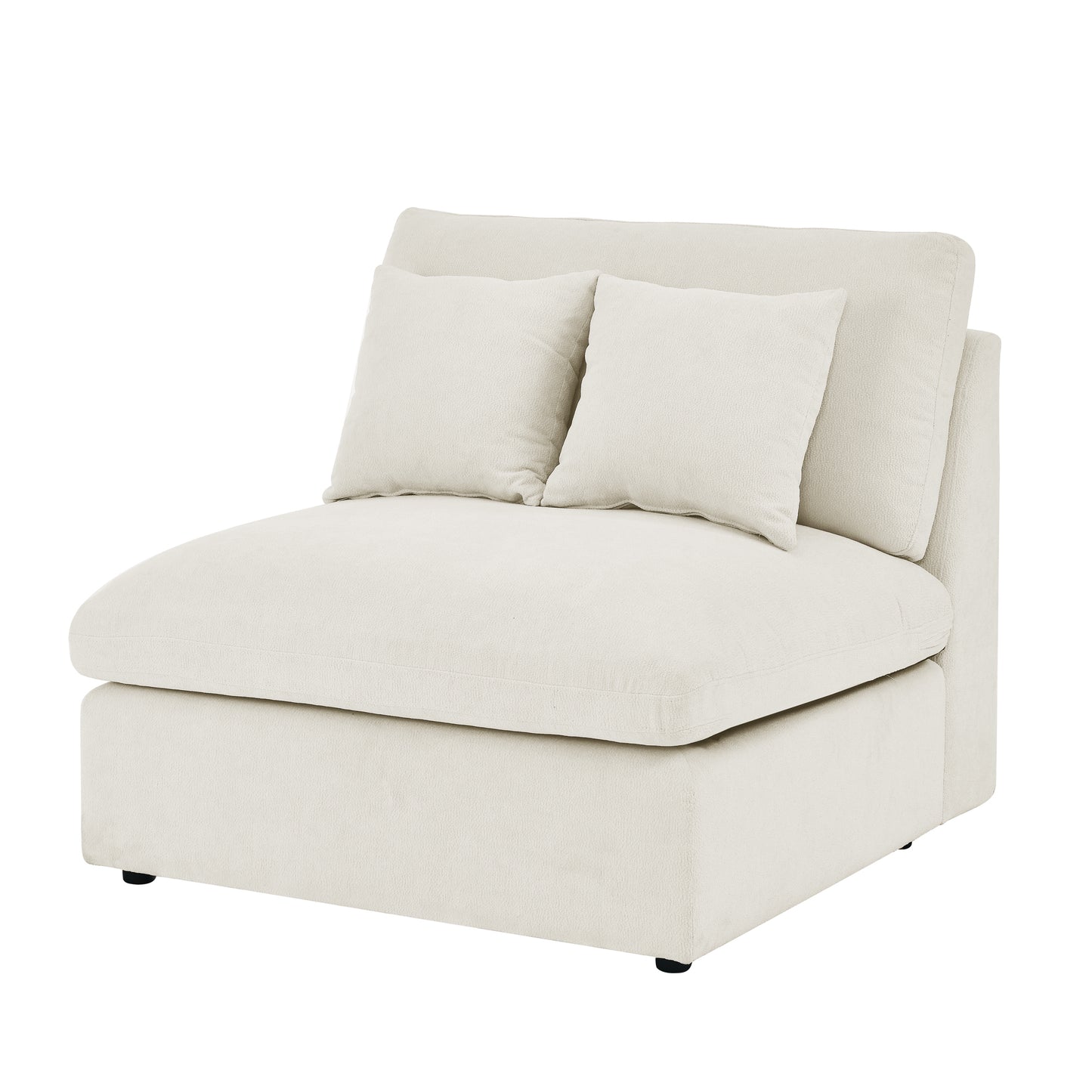 Modular L-Shaped Sectional Sofa- 6-Seats